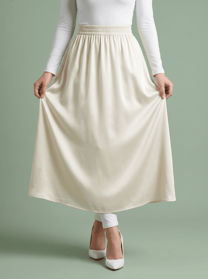 The Quiet Skirt Ivory