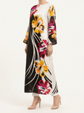 Midnight Garden Silk Maxi