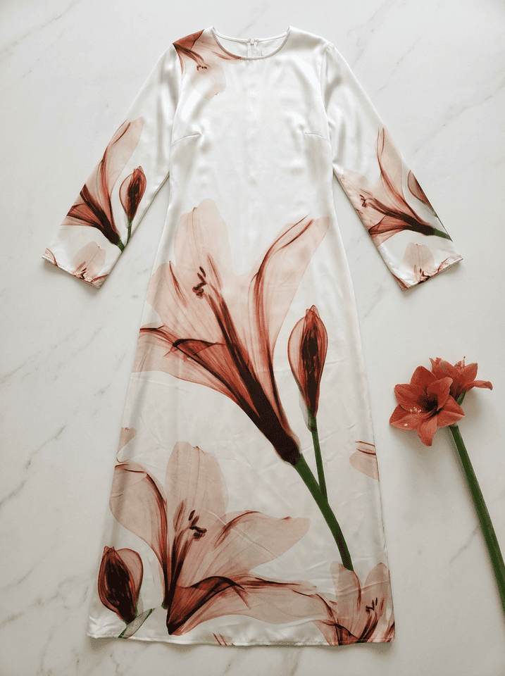 Sienna Lily Silk Maxi