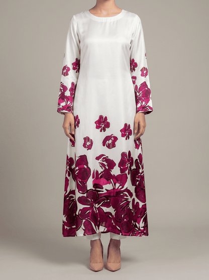 Bougainvillea Silk Maxi