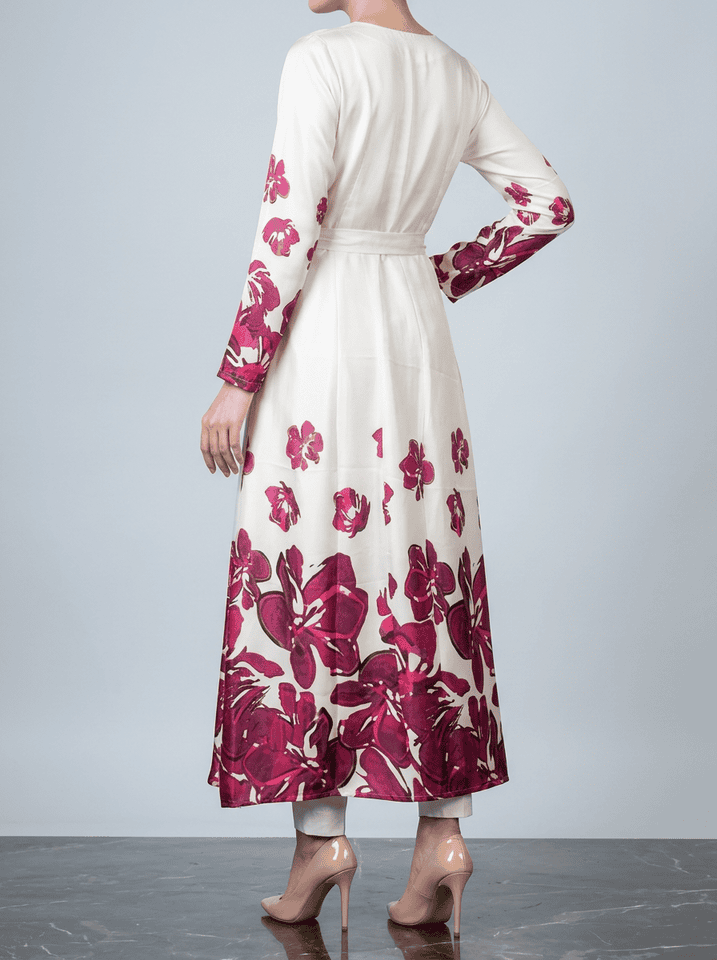 Bougainvillea Silk Maxi