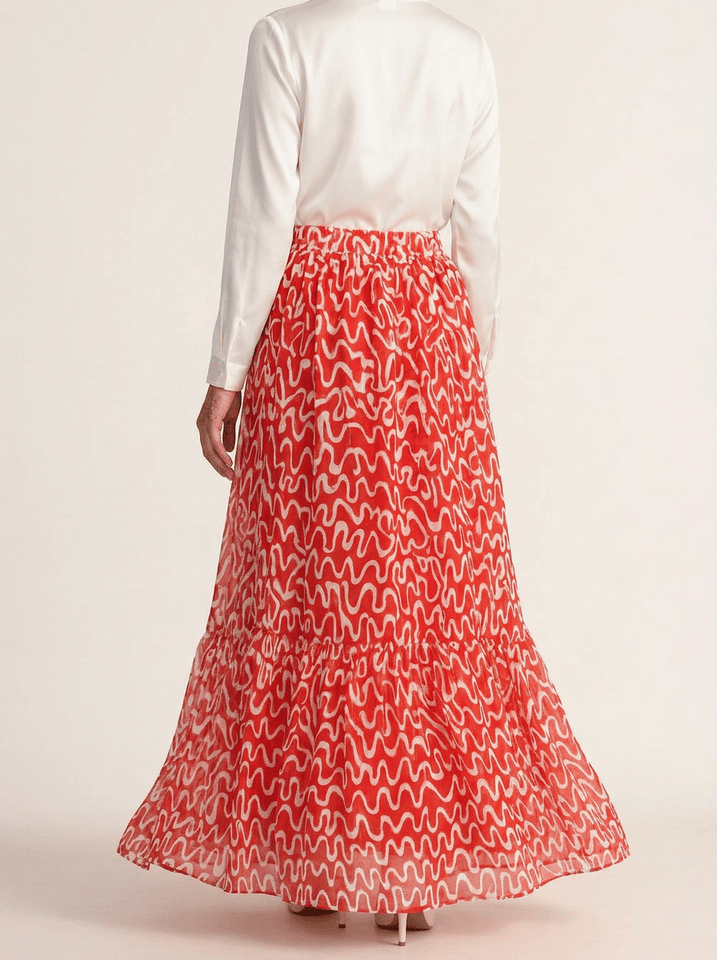 Coral Wave Skirt