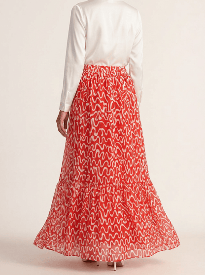 Coral Wave Skirt