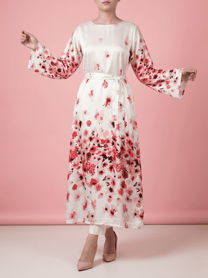 Pink Almond Silk Maxi