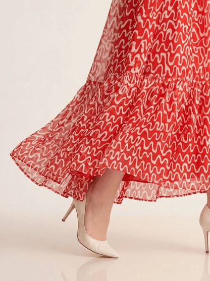 Coral Wave Skirt