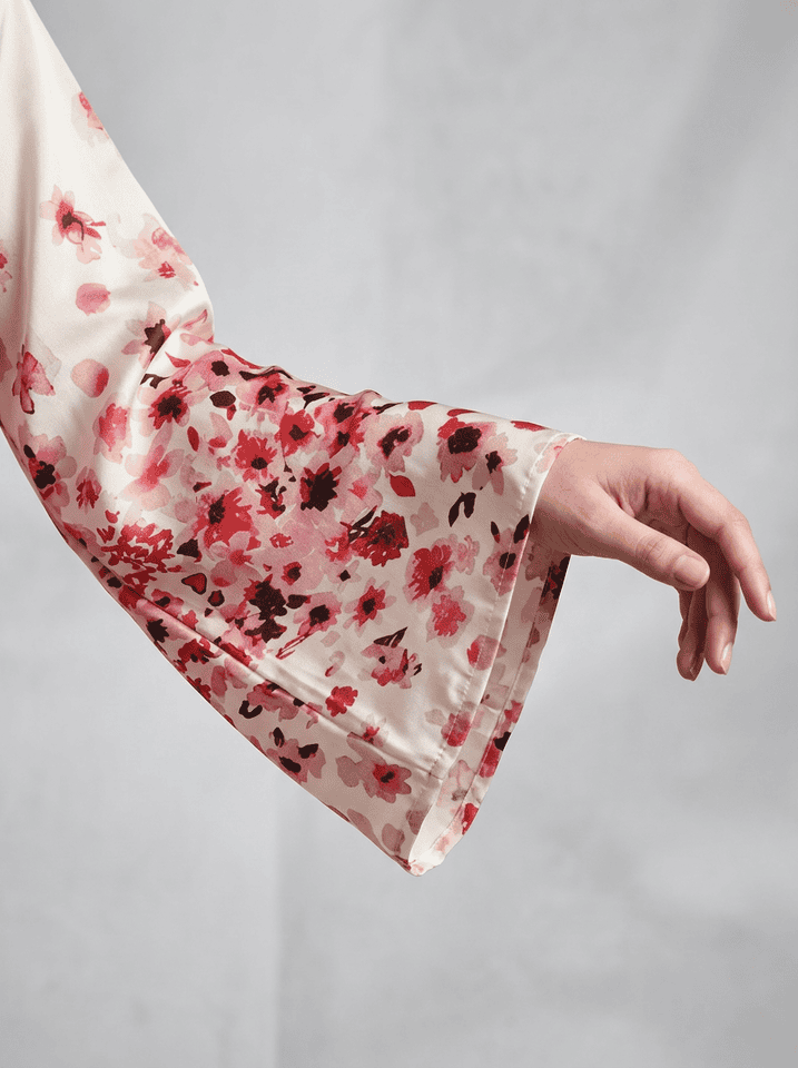 Pink Almond Silk Maxi