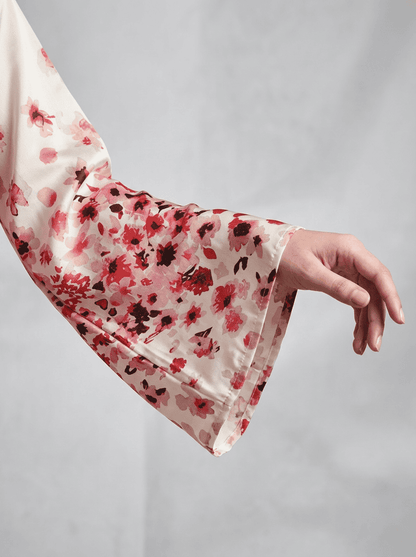 Pink Almond Silk Maxi