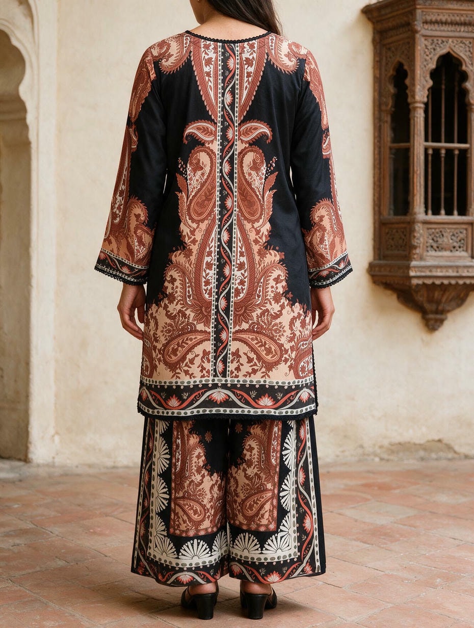 Taamba - 2 Piece Stitched Lawn Suit
