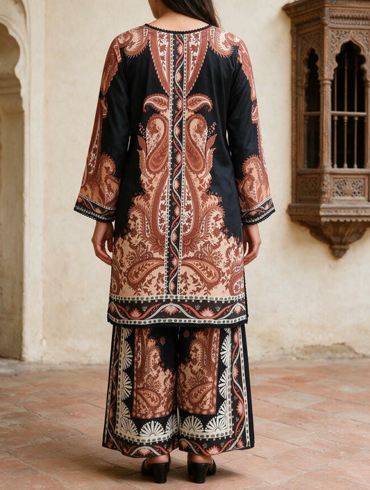 Copper Lace Co-Ord Set