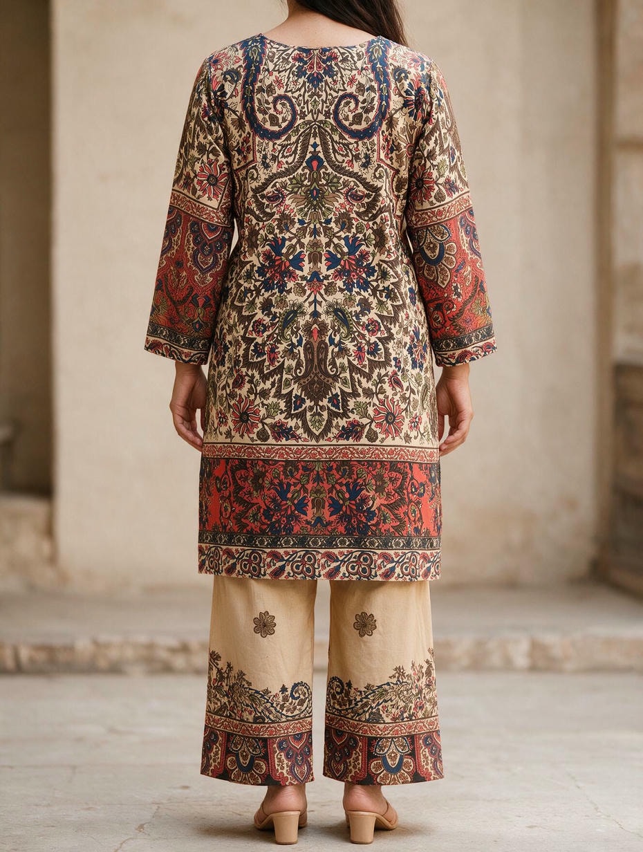 Qaleen - 2 Piece Stitched Lawn Suit