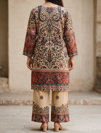 Qaleen - 2 Piece Stitched Lawn Suit