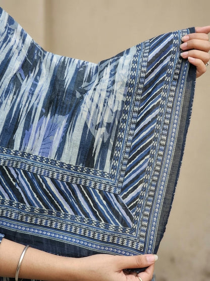 Ajrak - 3 Piece Stitched Lawn Suit