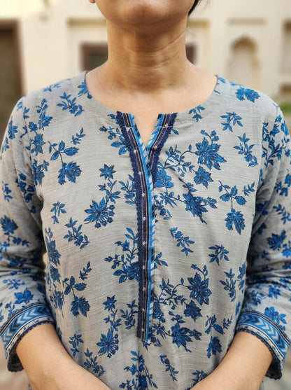 Neel - 3 Piece Stitched Lawn Suit