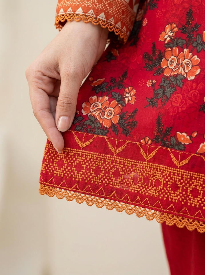 Kilim - 3 Piece Stitched Lawn Suit