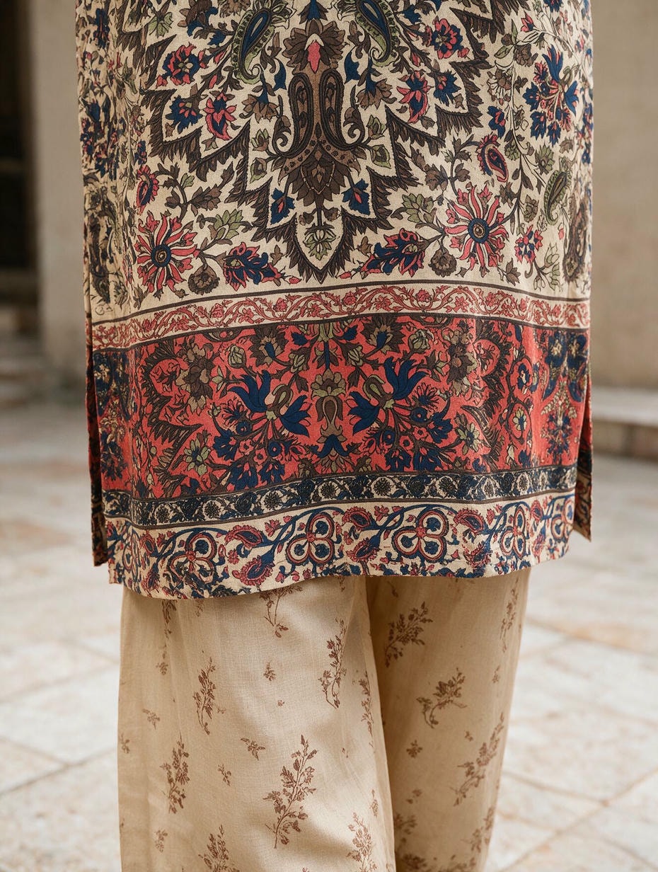 Qaleen - 2 Piece Stitched Lawn Suit