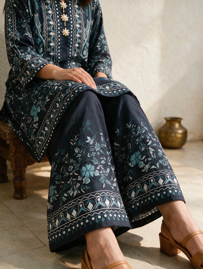 Samundar - 2 Piece Stitched Lawn Suit