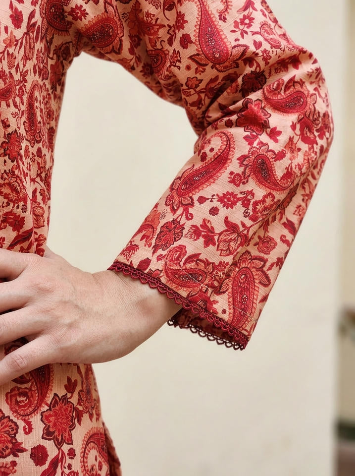 Laal Bagh - 3 Piece Stitched Lawn Suit