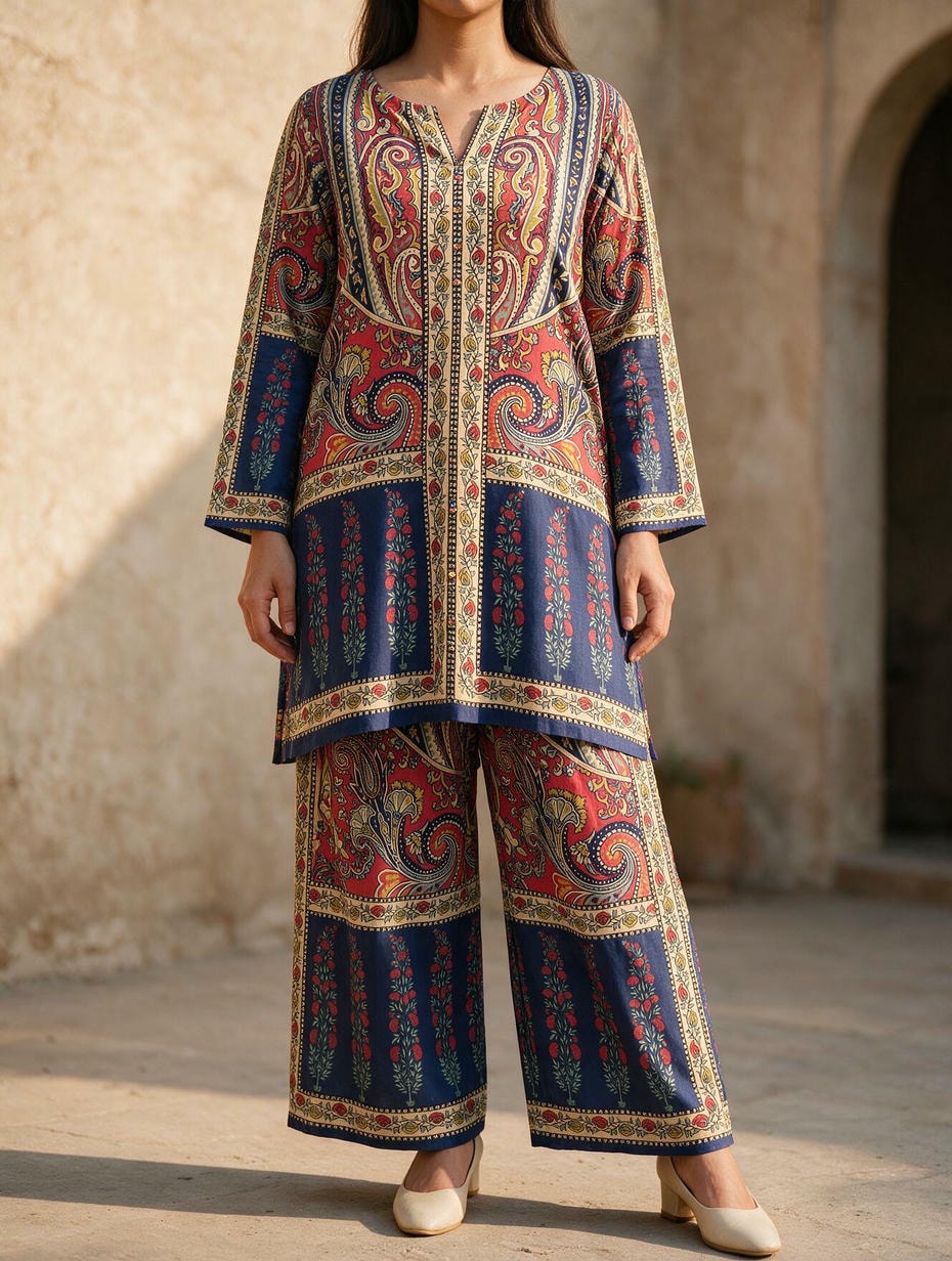 Kashmir - 2 Piece Stitched Lawn Suit