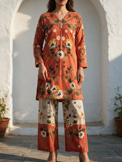 Gulnaar - 2 Piece Stitched Lawn Suit