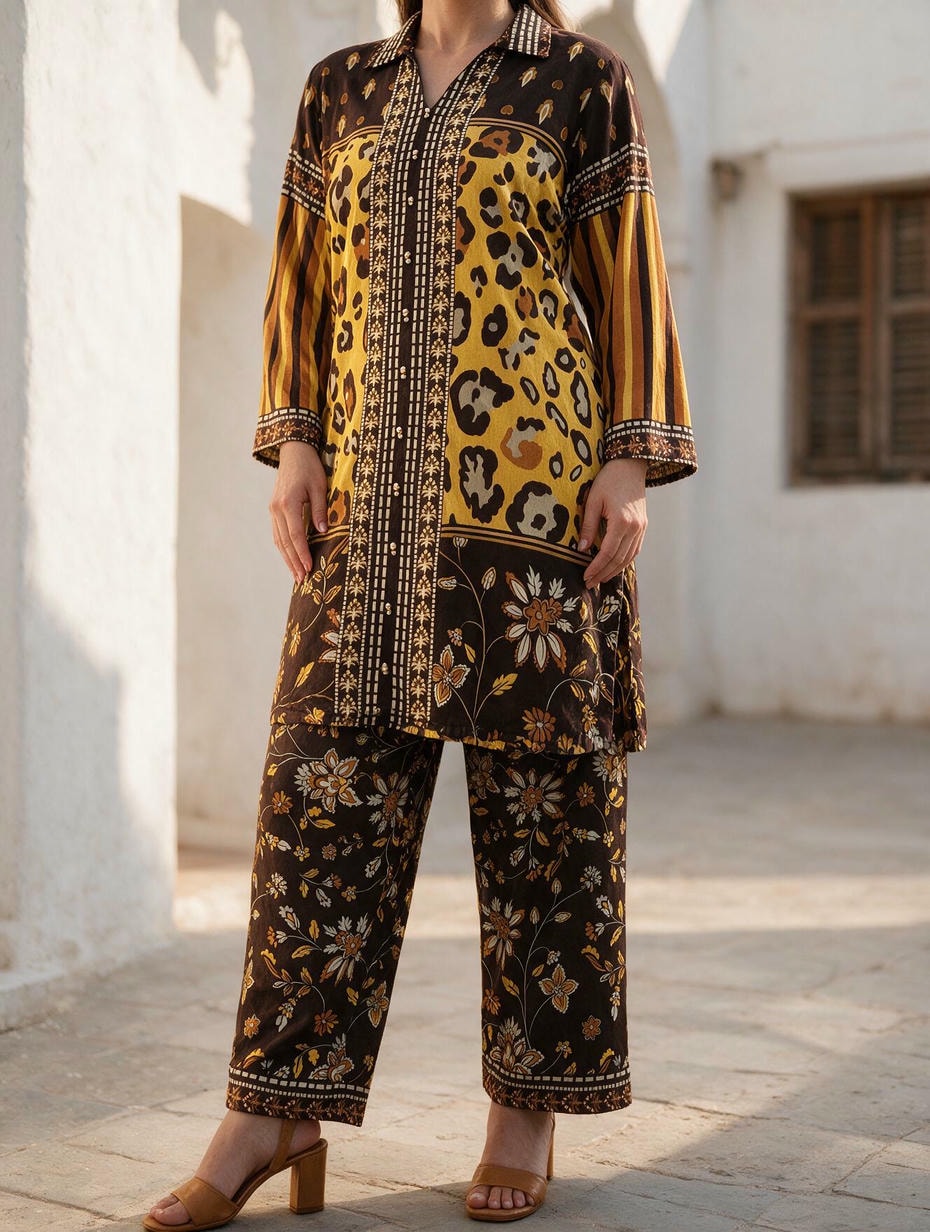 Sona - 2 Piece Stitched Lawn Suit