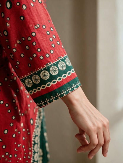 Anaar - 2 Piece Stitched Lawn Suit
