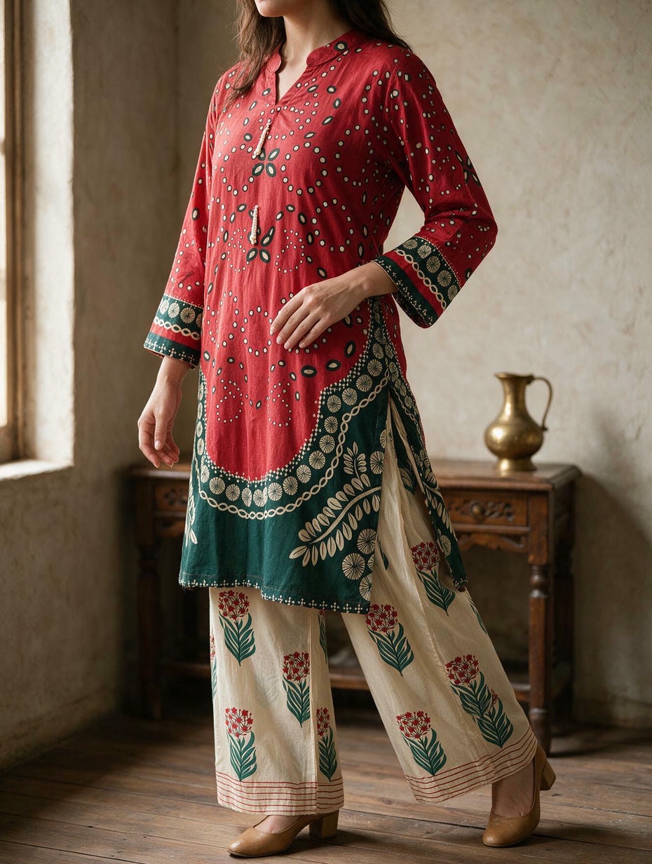 Anaar - 2 Piece Stitched Lawn Suit