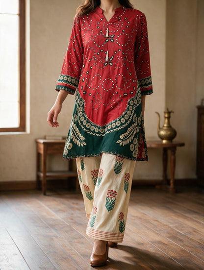 Anaar - 2 Piece Stitched Lawn Suit